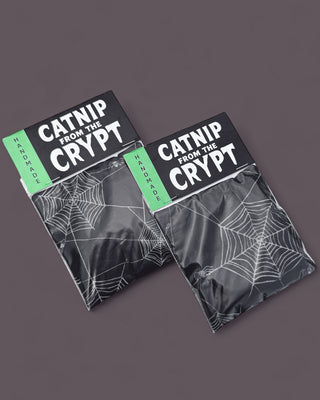 Catnip Toy - Black Spiderweb