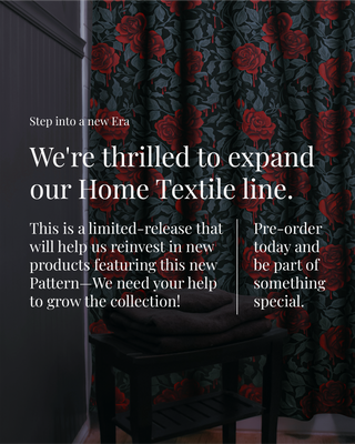 PRE-ORDER Shower Curtain - Bloodlust
