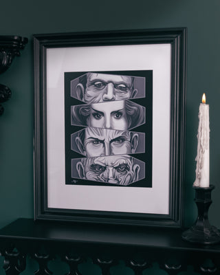 Universal Monsters Art Print