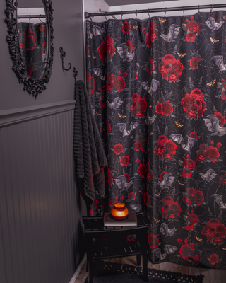 Shower Curtain - Nocturnus Red
