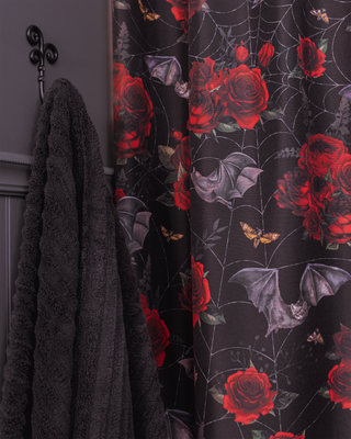 Shower Curtain - Nocturnus Red