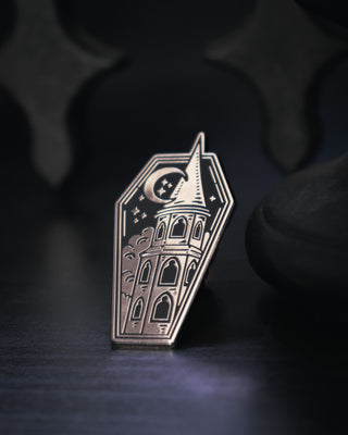 Enamel Pin - Coffin Castle - 2"