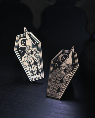 Enamel Pin - Coffin Castle - 2"