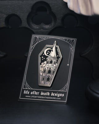 Enamel Pin - Coffin Castle - 2"