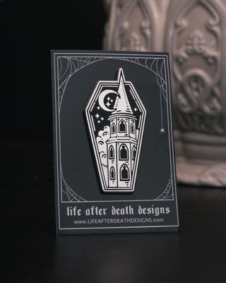 Enamel Pin - Coffin Castle - 2"