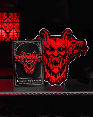 Sticker/Pin Pack - Dracula's Gargoyle