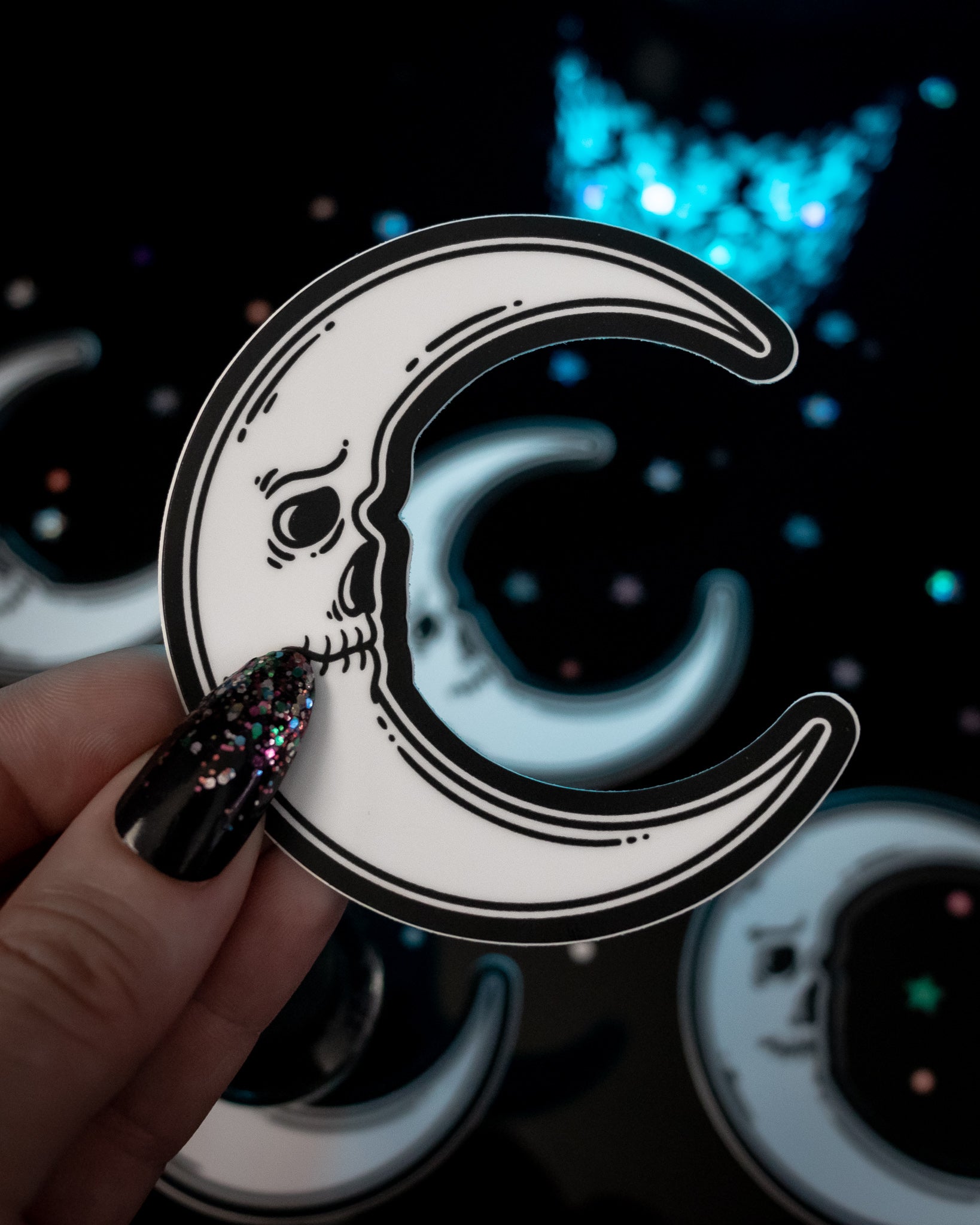 Crescent Moon Sticker