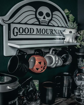 Good Mourning Mug Shelf