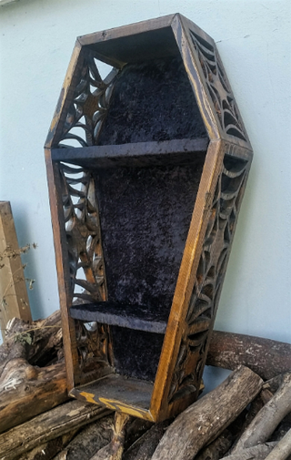 Spiderweb Coffin Shelf