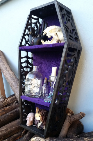 Spiderweb Coffin Shelf