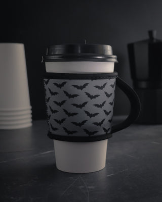 Cup Cozy - Grey Bats