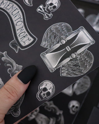 Sticker Sheet "Memento Mori" - Matte Vinyl