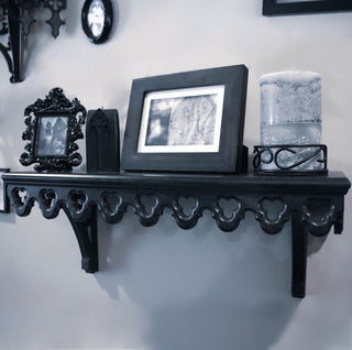 Large Gothic Revival Corbel Mantel Shelf