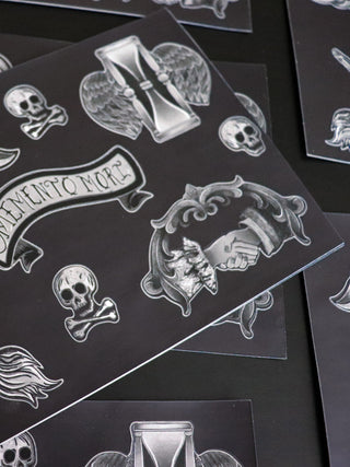 Sticker Sheet "Memento Mori" - Matte Vinyl