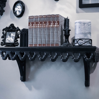 Large Gothic Revival Corbel Mantel Shelf