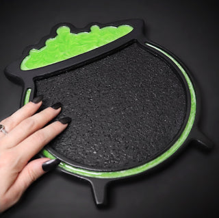 Cauldron Resin Pin Board- GLOW IN THE DARK