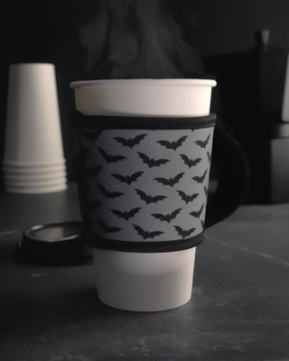 Cup Cozy - Grey Bats