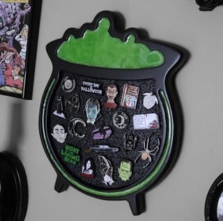 Cauldron Resin Pin Board- GLOW IN THE DARK