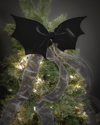 Bat Bow Tree Topper