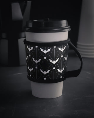 Cup Cozy - Art Deco Bats