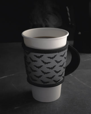 Cup Cozy - Grey Bats