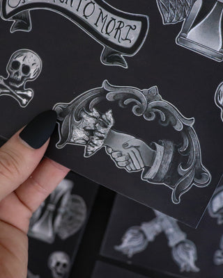 Sticker Sheet "Memento Mori" - Matte Vinyl