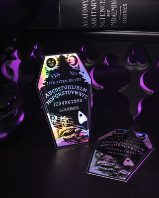 Holographic "Coffin Ouija" Sticker - 4"