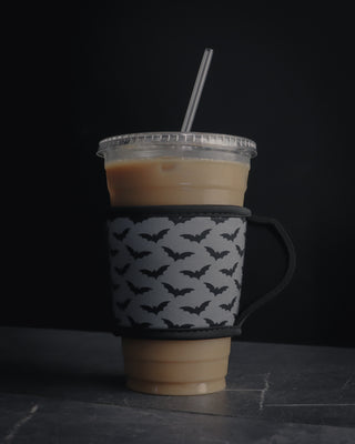 Cup Cozy - Grey Bats