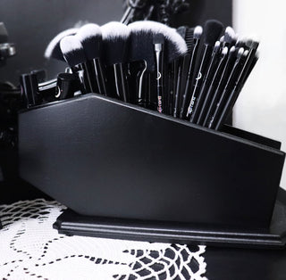 Coffin Brush Holder