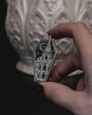 Enamel Pin - Coffin Castle - 2"