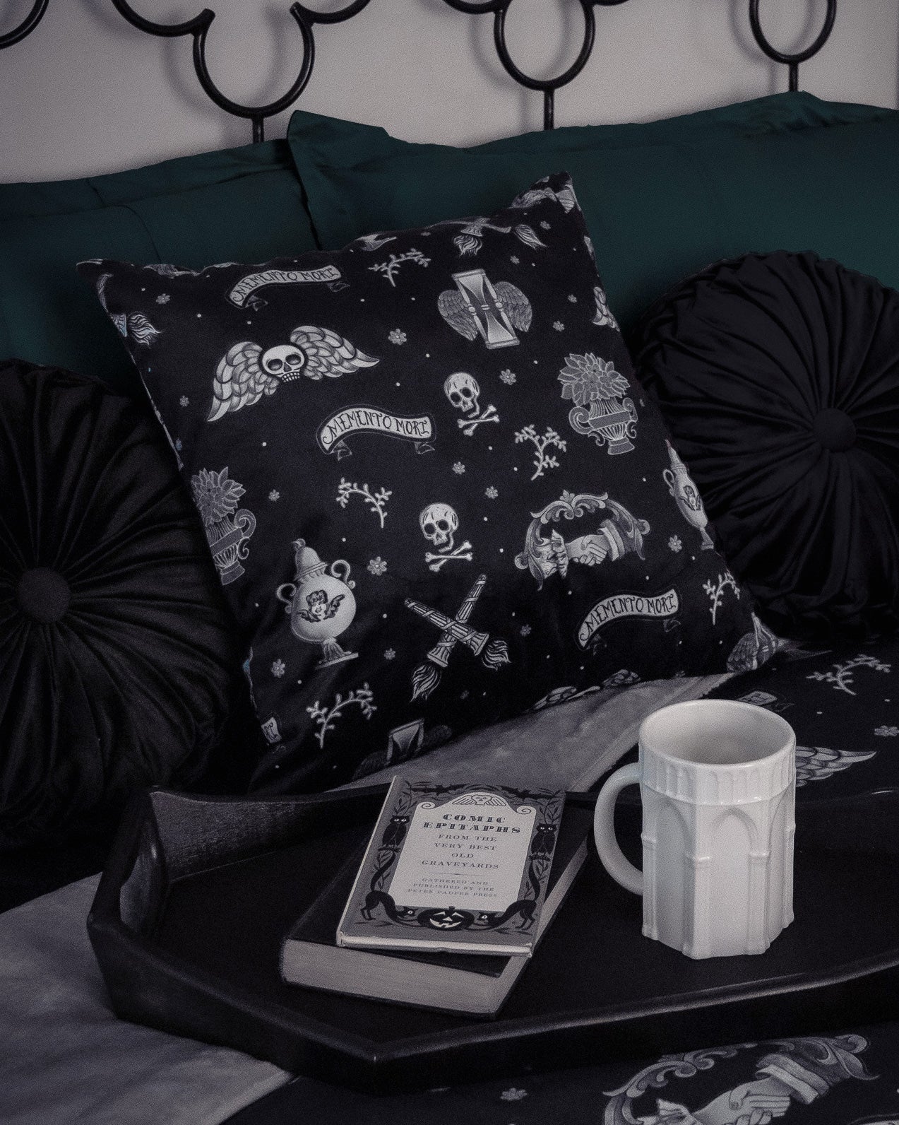 GOTHIC NIGHTMARE Throw Pillow