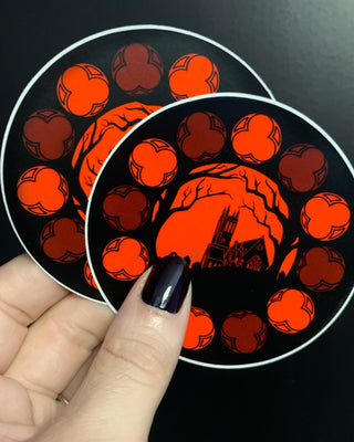 Matte "Crimson Burial" Sticker - 3"